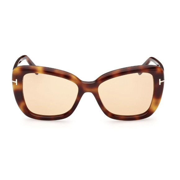 NWT Tom Ford FT1008 Blonde Havana Cat Eye 55mm Sunglasses